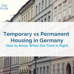 Expat professional settling into furnished temporary apartment in Berlin