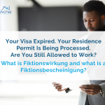 Fiktionswirkung Fiktionsbescheinigung